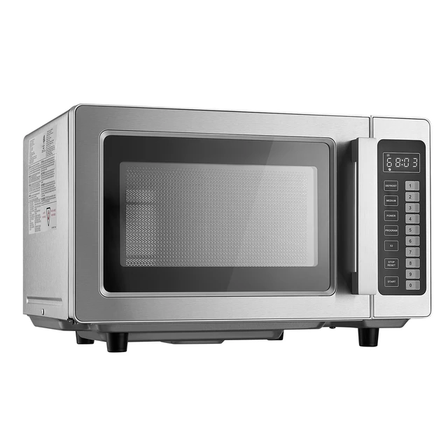 Alt view image 9 of 9 - VEVOR Countertop Microwave Oven Commercial Microwave 0.9 cubic-ft 1000W Lock
