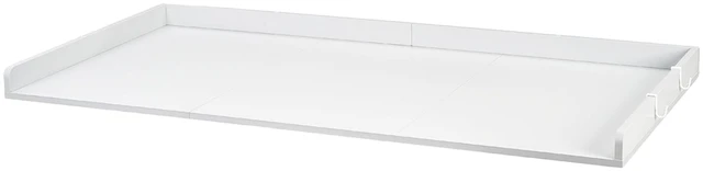 Main image of VEVOR Washer Dryer Countertop, 54 x 27.5 in Wooden Washer and Dryer Topper with Edge & 2 Hooks, Water-Resistant Laundry Machine Topper for Laundry Closet Pantry Counter Organization and Storage, White