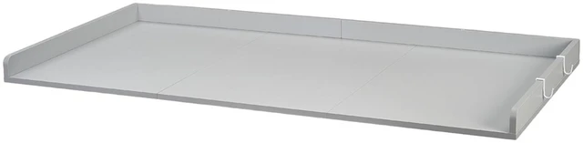 Alt view image 8 of 8 - VEVOR Washer Dryer Countertop, 54 x 27.5 in Wooden Washer and Dryer Topper with Edge & 2 Hooks, Water-Resistant Laundry Machine Topper for Laundry Closet Pantry Counter Organization and Storage, Gray