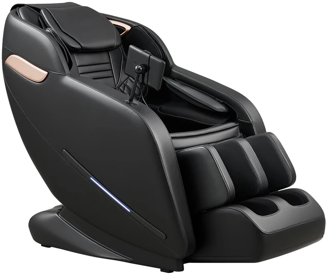 Main image of VEVOR Massage Chair, 3D Zero-Gravity Full Body Massage Chair with Extendable Footrest, Automatic Modes, Airbags, Waist & Leg Heating, Bluetooth Speaker, Touchscreen Control, for Home and Office Use