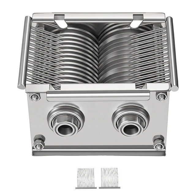 Alt view image 8 of 8 - Meat Cutter Machine Blade, 7 mm Blade for Commercial Meat Cutter, One Set Blade for SJY-DQ90 Meat Cutting Machine, Stainless Steel, Cutter Slicer Blade Set for Boneless Meat, Soft Vegetables