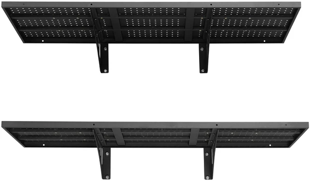 Alt view image 8 of 8 - VEVOR 2-Tier Heavy Duty Wall Garage Shelving, 1.64 x 4 ft Steel Wall Mounted Shelving Unit, 19.68 x 48 Inch Per Shelf Floating Storage Metal Rack for Garage with 560 lbs Total Weight Capacity, Black