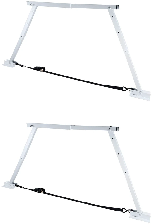 Alt view image 2 of 2 - Vevor Universal RV Stabilizer, RV Bumper Stabilizer for Trailers, Campers, Fifth Wheel, Compact Foldable Design for Easy Storage, Adjustable Height from 12 inch to 28 inch, Reduces RV Wobble, 2PCS