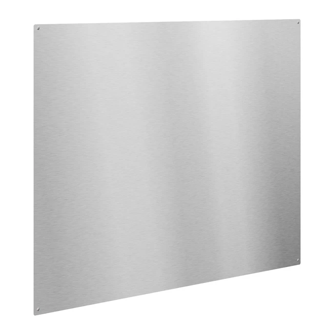 Alt view image 8 of 8 - VEVOR 30" x 24" Stainless Steel Backsplash for Stove, Ultra Flat Splatter Guard, Wall Shield Range Hood Backsplash, Easy Clean Kitchen Wall Metal Panel, Pre-Drilled Holes for Easy Installation, Silver