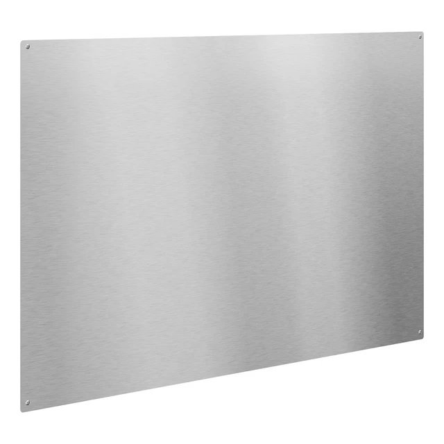 Alt view image 8 of 8 - VEVOR 36" x 24" Stainless Steel Backsplash for Stove, Ultra Flat Splatter Guard, Wall Shield Range Hood Backsplash, Easy Clean Kitchen Wall Metal Panel, Pre-Drilled Holes for Easy Installation, Silver
