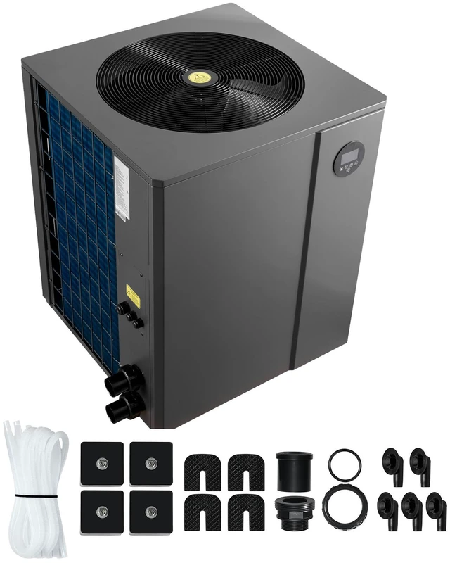Main image of VEVOR Pool Heat Pump Max 104790 BTU, Electric Pool Heater for In-Ground Up to 27738 Gallons, All-DC Inverter Technology, WiFi & App Remote Control, Multiple Protection for Swimming Parties