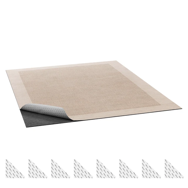 Alt view image 8 of 8 - VEVOR Rug Pad 5 x 7 ft, Non-slip Carpet Area Pad, Rug Mat Padding with Dual Surface Felt Cushion & Rubber Gripper, Hardwood Floor Protection for All Floors, Finishes, Keeps Carpets in Place