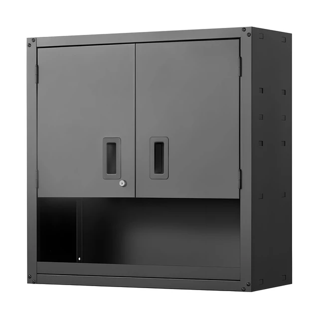 Alt view image 2 of 2 - VEVOR Metal Wall Cabinet 30 inch Garage Wall Cabinet with Adjustable Shelf