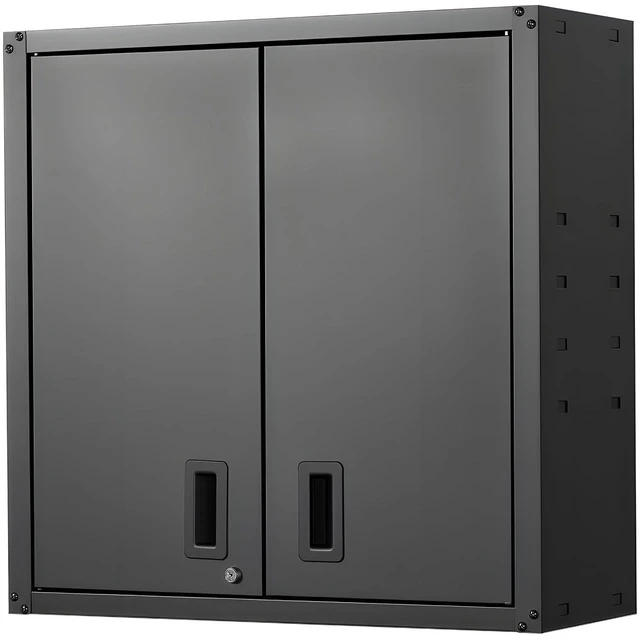 Alt view image 9 of 9 - VEVOR Metal Wall Cabinet 30 inch Wall Mounted Cabinet with Adjustable Shelf