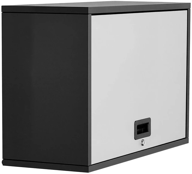 Alt view image 9 of 9 - VEVOR Metal Wall Cabinet 240 lbs Load Garage Wall Cabinet with Up-Flip Door
