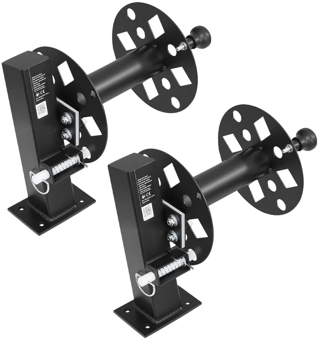 Alt view image 8 of 8 - VEVOR 2PCS Heavy Duty Welding Cable Reels, Welding Cable Lead Reels for 150FT 1/0 & 125FT 2/0 Cable, Powder-Coated Steel Reel with Locking Pin for Service Trucks, Fleet Maintenance, Jobsites
