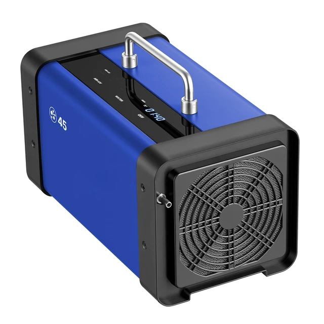 Alt view image 8 of 8 - VEVOR Ozone Generator, 45000mg/h Commercial Ozone Machine, with 15s Delayed Start & Dual-Hose Water Mode & LCD Touchscreen, Industrial Deodorizer for Car, Smoke, Home Odors, Up to 3800 sq.ft
