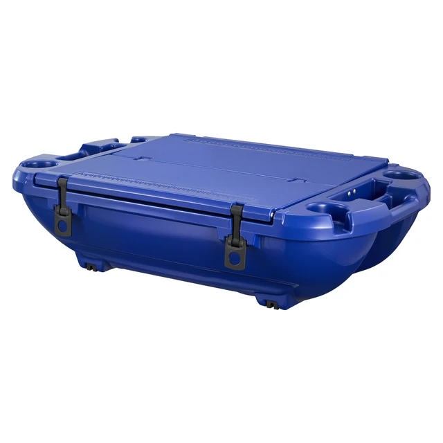 Alt view image 8 of 8 - VEVOR Floating Cooler, 40 QT Floating Ice Chest with Dry Storage & Tow Rope, Premium LLDPE Amphibious Drink Cooler for Water & Land, Smooth Stable Cruiser on Lake, River, Pool, Beach, Kayak, Deep Blue