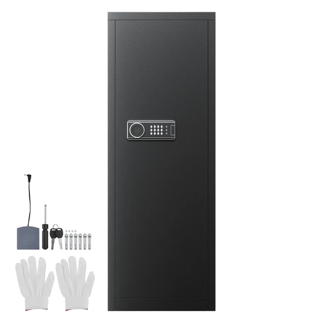 Alt view image 8 of 8 - VEVOR 6-8 Gun Safe Long Gun Cabinet for Rifles & Pistols with Key and Password
