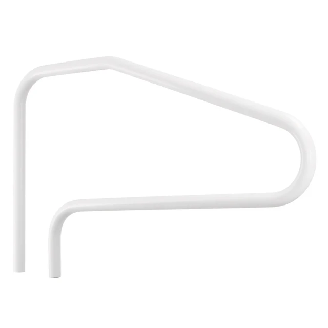 Alt view image 9 of 9 - Pool Rail, 48 x 32 inch Pool Handrail, 220 lbs Load Capacity Heavy Duty Stainless Steel Swimming Handrail, Seamless Welding, Recessed or Base Mount, for Poolside, Water Parks, Spa Centers
