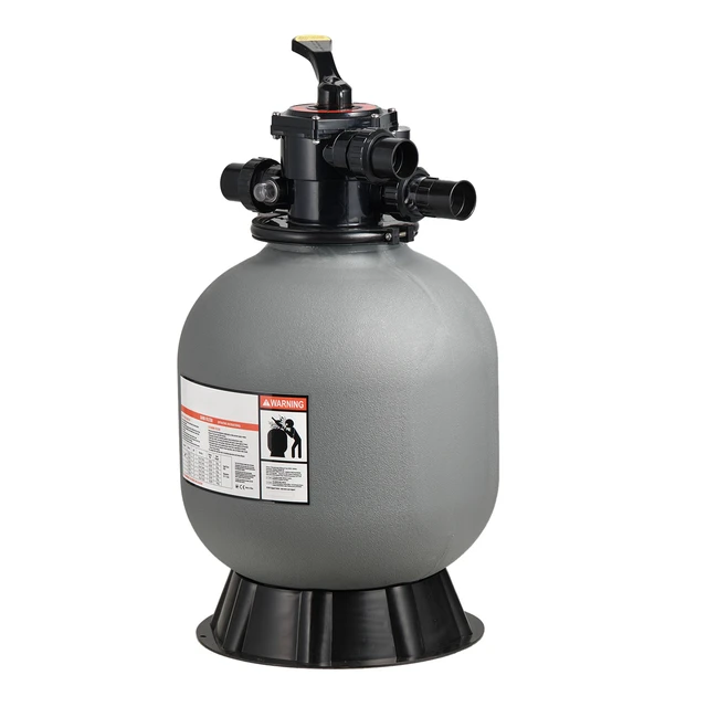 Alt view image 2 of 2 - Sand Filter, 18-Inch, 40 GPM Above Inground Swimming Pool Sand Filter System, with 7-Way Multi-Port Valve, Backwash, Rinse, Recirculate, Waste, Winter, Closed Modes, for Above In Ground Pools
