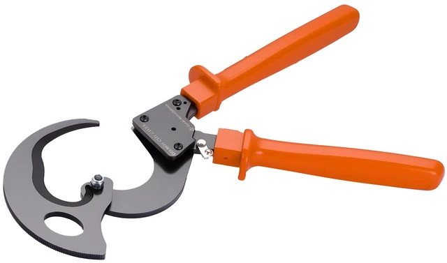 Alt view image 8 of 8 - VEVOR Ratcheting Cable Cutter, Spring Steel Blades with PVC-Coated Handles, Quick-Release Button, Heavy Duty Ratchet Cable Wire Cutter for Cutting Copper & Aluminum Cables Up to 1000 MCM / 500 mm²