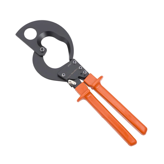 Alt view image 8 of 8 - VEVOR Ratcheting Cable Cutter, Spring Steel Blades with PVC-Coated Handles, Quick-Release Button, Heavy Duty Ratchet Cable Wire Cutter for Cutting Copper & Aluminum Cables Up to 800 MCM / 400 mm²