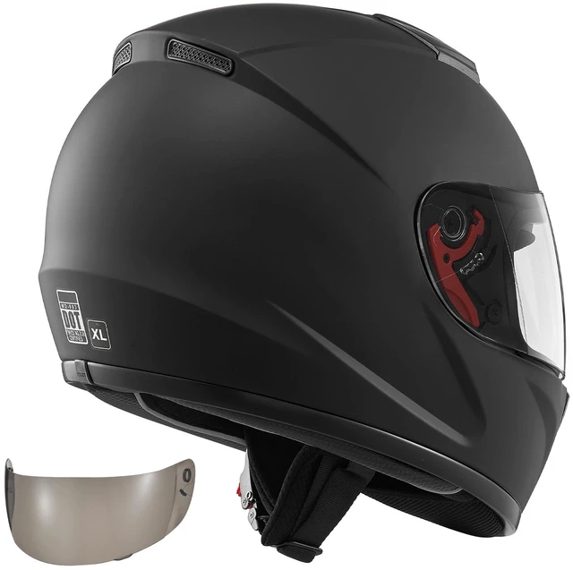 Main image of VEVOR Full Face Motorcycle Helmets, Adult Motocross Dirt Bike Helmet with Clear Visor, Lightweight Comfortable Motorcycle Street Bike Helmet for Men and Women - DOT Approved (XL Size)