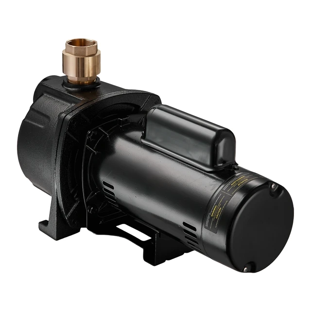 Alt view image 8 of 8 - VEVOR 2 HP Shallow Well Jet Pump, 230 Volt, 5200 GPH Cast Iron Well Jet Pump, with 112 ft Max Head Lift, Check Valve, Thermal Protection, Automatic On/Off, for Garden Irrigation Lawn Sprinkler System