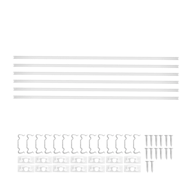 Alt view image 8 of 8 - VEVOR 6-Pack 3.3 ft/1M U Shape LED Aluminum Channel, with Milky Cover, End Caps and Mounting Clips, Aluminum Profile for LED Strip Light Installations, Easy Installation, for Under Cabinet Counter