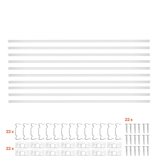 Alt view image 8 of 8 - VEVOR 10-Pack 3.3 ft/1M U Shape LED Aluminum Channel, with Milky Cover, End Caps and Mounting Clips, Aluminum Profile for LED Strip Light Installations, Easy Installation, for Under Cabinet Counter