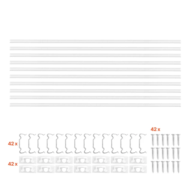 Alt view image 8 of 8 - VEVOR 10-Pack 6.6 ft/2M V Shape LED Aluminum Channel, with Milky Cover, End Caps and Mounting Clips, Aluminum Profile for LED Strip Light Installations, Easy Installation, for Under Cabinet Counter