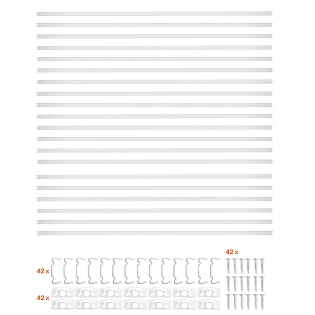 Alt view image 8 of 8 - VEVOR 20-Pack 3.3 ft/1M U Shape LED Aluminum Channel, with Milky Cover, End Caps and Mounting Clips, Aluminum Profile for LED Strip Light Installations, Easy Installation, for Under Cabinet Counter