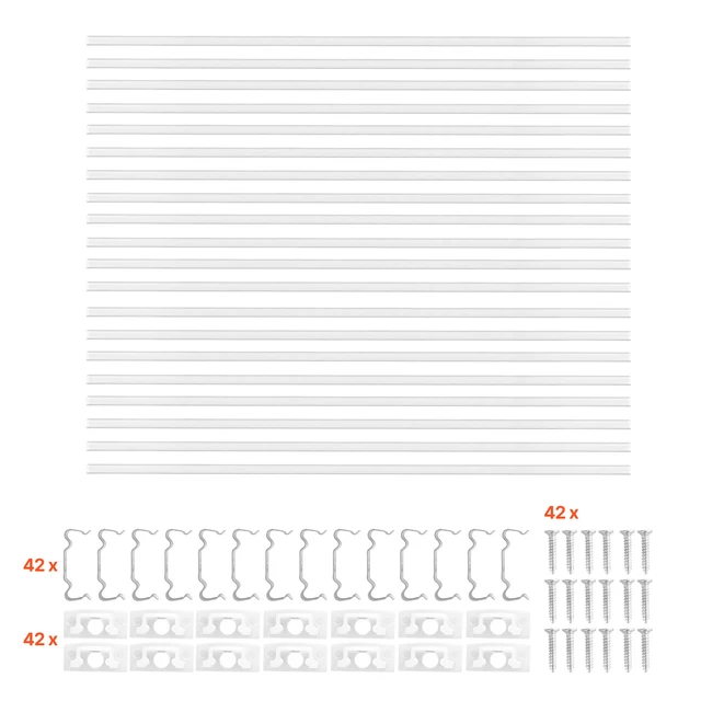 Alt view image 8 of 8 - VEVOR 20-Pack 3.3 ft/1M V Shape LED Aluminum Channel, with Milky Cover, End Caps and Mounting Clips, Aluminum Profile for LED Strip Light Installations, Easy Installation, for Under Cabinet Counter