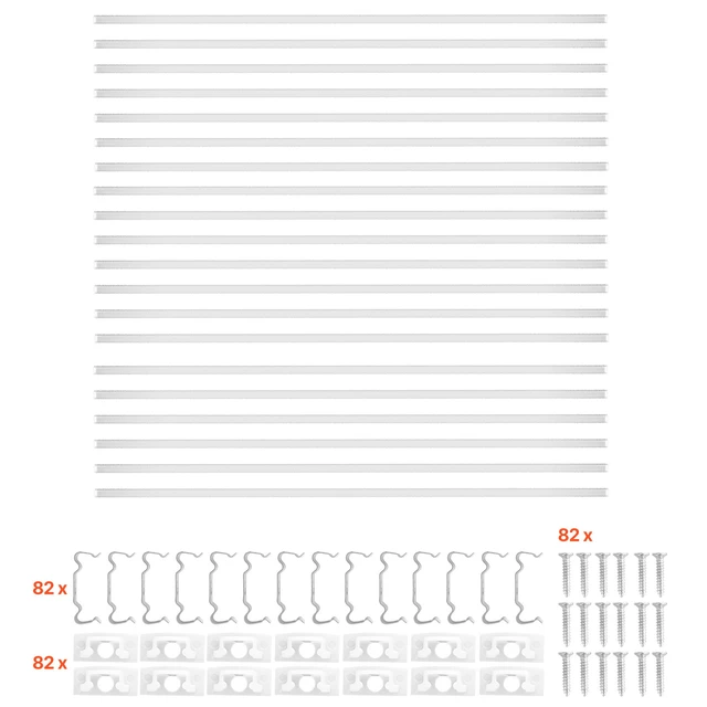Alt view image 8 of 8 - VEVOR 20-Pack 6.6 ft/2M U Shape LED Aluminum Channel, with Milky Cover, End Caps and Mounting Clips, Aluminum Profile for LED Strip Light Installations, Easy Installation, for Under Cabinet Counter