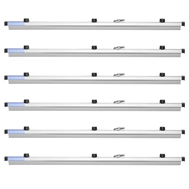 Alt view image 8 of 8 - VEVOR Blueprint Clamps, 36 Inches, Blueprint Hanging Clips Binding Strips, Aluminum Construction, Large Document Storage, for Blue Print, Maps, Construction Paper Poster Plans Drawings Arts, Pack of 6
