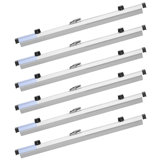 Alt view image 8 of 8 - VEVOR Blueprint Clamps, 24 Inches, Blueprint Hanging Clips Binding Strips, Aluminum Construction, Document Storage, for Blue Print, Maps, Construction Paper Posters Plans Drawings Arts, Pack of 6