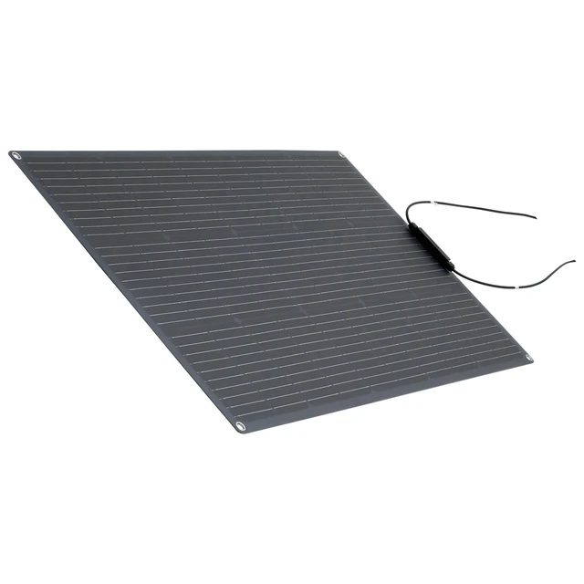 Alt view image 9 of 9 - Flexible Solar Panel, 100W Semi-Flexible Bendable Monocrystalline Solar Panel, 23% Efficiency Mono Off-Grid Charger with MC4 Output, IP67 Waterproof for Marine RV Car Cabin Curved Surfaces
