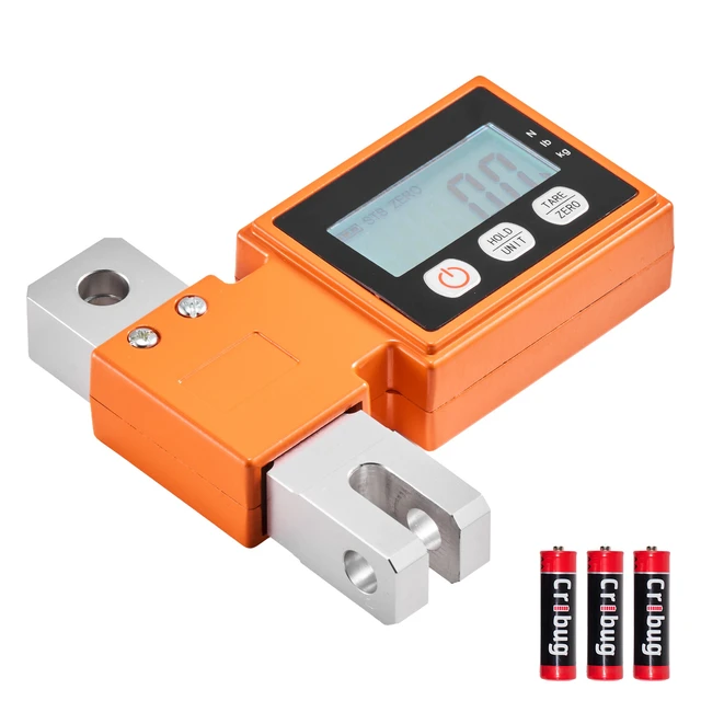 Alt view image 8 of 8 - VEVOR Digital Crane Scale, 1100 lbs/500 kg Max Capacity, Heavy Duty Industrial Hanging Scale with Cast Aluminum Case & LCD Display, 0.2 lbs Division & 3 Unit Switch, Auto-Off Setting for Garage