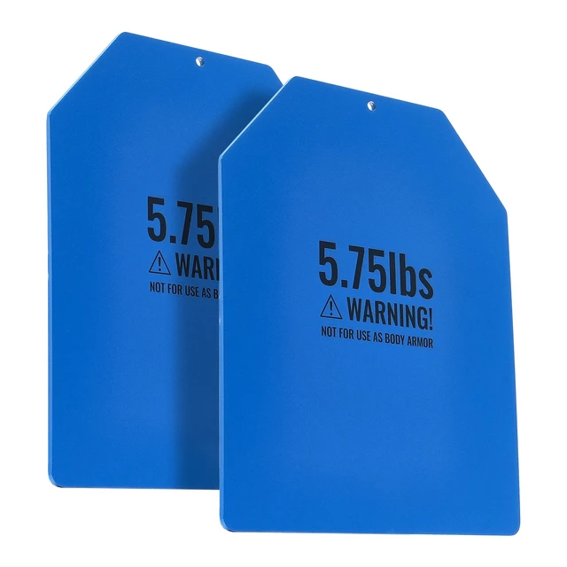 Alt view image 8 of 8 - VEVOR Weight Vest Plates, 5.75 LB Pairs, Premium Steel Weighted plates, Contoured Ergonomic Fit WODs, Additional Weight for Weight Vests, for Strength Training, Running, Fitness, Heavy Workouts