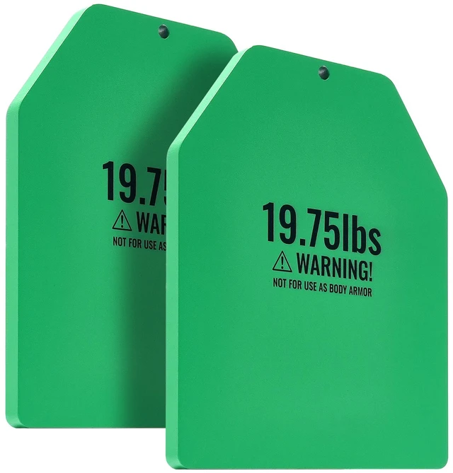 Main image of VEVOR Weight Vest Plates, 19.75 LB Pairs, Premium Steel Weighted plates, Contoured Ergonomic Fit WODs, Additional Weight for Weight Vests, for Strength Training, Running, Fitness, Heavy Workouts