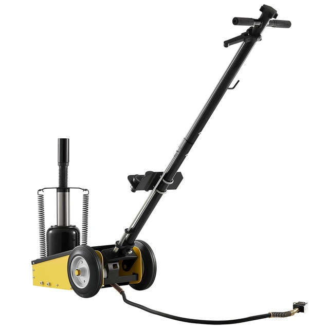 Alt view image 8 of 8 - VEVOR Floor Jack, 22 Ton (48501 lbs) Capacity, Steel Racing Floor Jack with Single Piston Quick Lift Pump & Extension Posts, Air Hydraulic Trolley Car Lift for SUVs, Pickups, Lifting Range 10.4"-21.3"