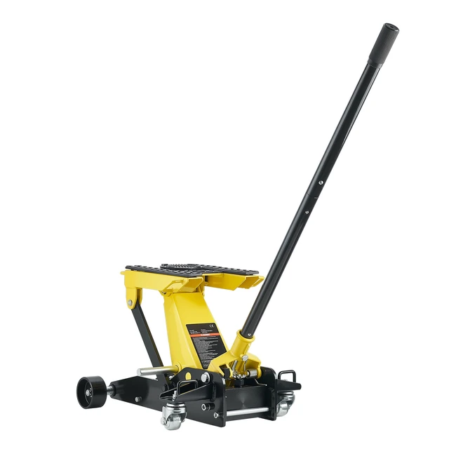 Alt view image 8 of 8 - VEVOR Low Profile Floor Jack, 2 Ton (4409 lbs) Capacity, Steel Racing Floor Jack with Single Piston Quick Lift Pump, Hydraulic Trolley Car Lift for Cars, Motorcycles, ATVs, Lifting Range 5.7"-17"