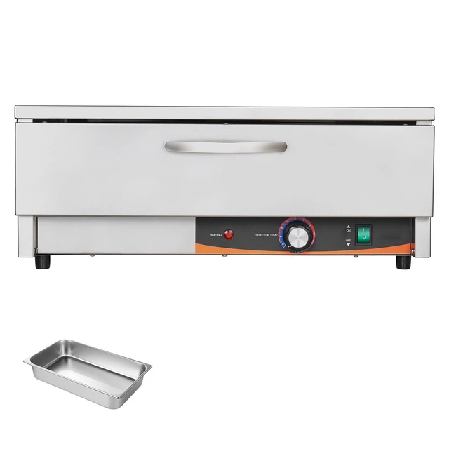 Alt view image 9 of 9 - VEVOR Commercial Electric Drawer Warmer, Single-Drawer Stainless Steel Food Warmer, Freestanding Compact Warming Drawer Cabinet, 85°F185°F Wide Temperature Range, for Restaurant, Hotel & Bakery