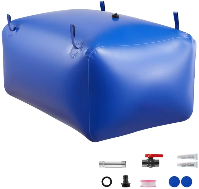 Alt view image 2 of 2 - VEVOR Water Storage Bladder 105.7 Gallon Large Capacity Water Bag, Portable & Collapsible Soft Waters Container, Leakproof & Tear-Resistant PVC Emergency Waters Storage Tank for RV Truck & Outdoor Use