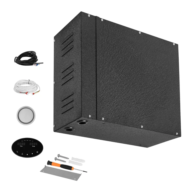 Alt view image 9 of 9 - VEVOR 4kW Steam Generator with Controller for Home Sauna Spa Auto Drain Kit