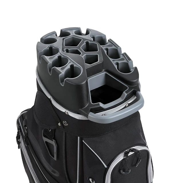Alt view image 8 of 8 - VEVOR Golf Cart Bag, 14 Way Top Divider Organizer, Golf Club Bag with Full-length Divider, Storage Pockets, Shoulder Strap, Rain Hood, Smooth Zippers, High-Strength 900D Polyester for Men & Women