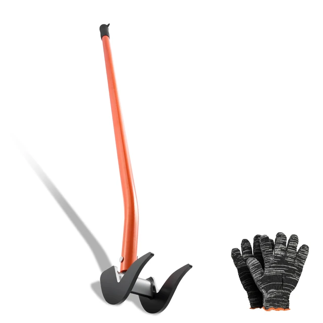Alt view image 2 of 2 - Vevor Pallet Buster Tool, 50 Inch Carbon Steel Handle Wrecking Pry Bar, 2000 lbs Weight Capacity, Heavy Duty Deck Board Removal Tool, Breaker Bar for Flooring, Framing, Roofing, Trim, Drywall