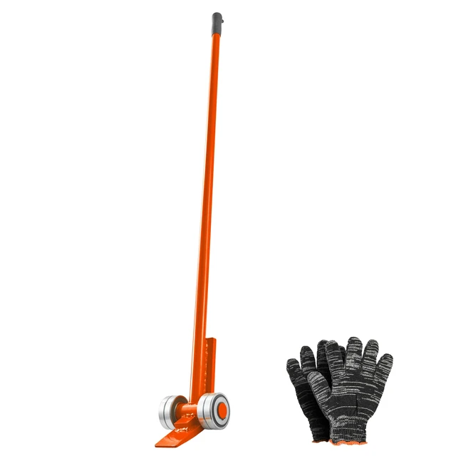 Alt view image 9 of 9 - Prylever Bar, 6600 lbs Weight Capacity, 56 Inch Carbon Steel Handle Lever Dolly, Pry Lever Bar with Wheels for Large Pallets, Heavy Items, Concrete Blocks, Heavy Duty Equipment Handling