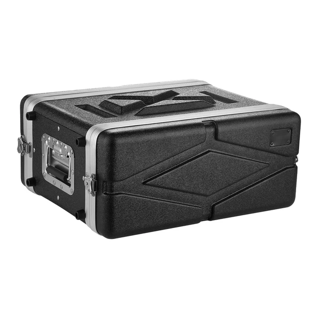 Alt view image 8 of 8 - VEVOR 4U Rack Case, 14 in Depth, Server Rack Cabinet Shallow with ABS Construction, Recessed Twist Latches, Detachable Front & Back Cover, Easy Installation, for Amplifier, 11.4 in Internal Depth