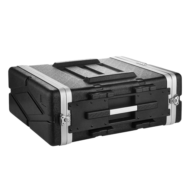 Alt view image 8 of 8 - VEVOR 4U Rack Case, Standard 19 in Depth, Server Rack Cabinet with ABS Construction, Recessed Twist Latches, Detachable Front & Back Cover, Easy Installation, for Amplifiers, 18.4 in Internal Depth