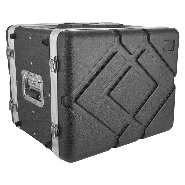 Alt view image 8 of 8 - VEVOR 8U Rack Case, 14 in Depth, Server Rack Cabinet Shallow with ABS Construction, Recessed Twist Latches, Detachable Front & Back Cover, Easy Installation, for Amplifier, 11.4 in Internal Depth