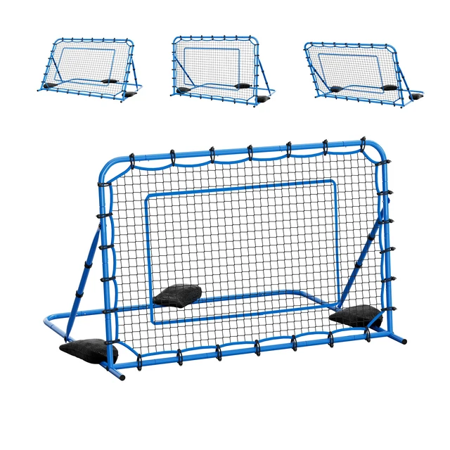 Alt view image 8 of 8 - VEVOR Soccer Rebounder Net, Quick-Switch Angle Soccer Goal Rebounder for Control, Passing Practice, Heavy-Duty Iron Frame & PE Net, Easy Setup Ball Training Aids & Equipment for Teens&Adults,6 x 4 ft