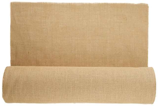 Alt view image 9 of 9 - VEVOR Burlap Fabric Roll, 36 x 150 ft & 50 x 50 High Density Wide Natural Burlap Fabric Rolls, Jute Fabric Burlap Tree Wrap Roll, for Decor, Crafts, Wedding, Gardening, Plant & Tree Winter Covering