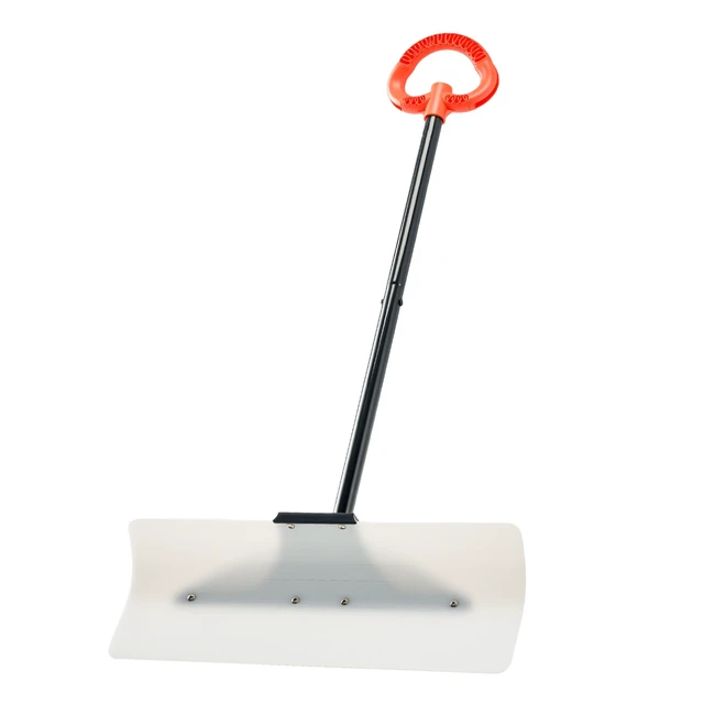 Alt view image 9 of 9 - Plastic Snow Pusher Shovel 24in Heavy Duty Snow Plow for Driveway Ergonomic Grip